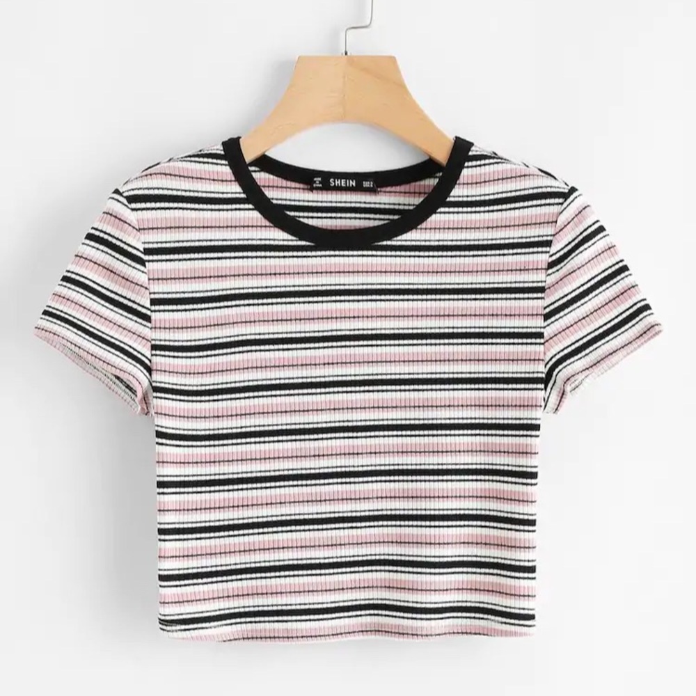 Striped Crop Top